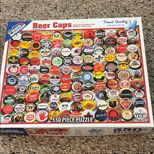 Beer Caps 550 Piece Puzzle - Multicolor